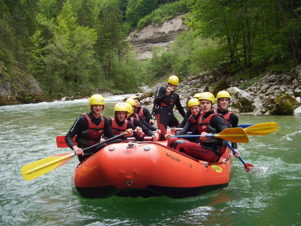 Schlauchbootfahrt Salza
