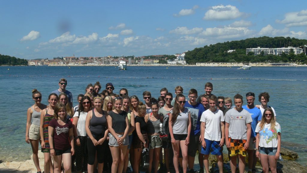 Gruppenbild 6A/B Rovinj 2016