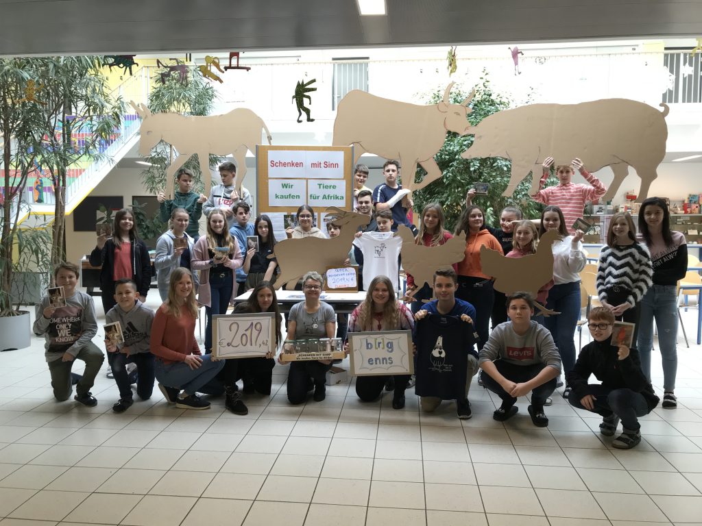 Finales Foto der Spendenaktion