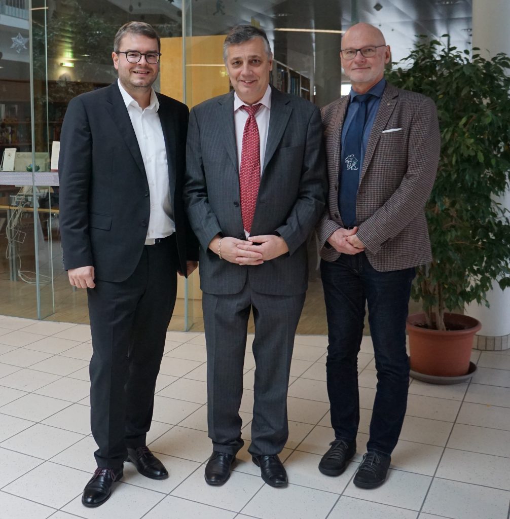 prov. Leiter Mag. Dr. Bernd Langensteiner, HR Mag. Dr. Alfred Klampfer, SQM HR Mag. Günther Vormayr